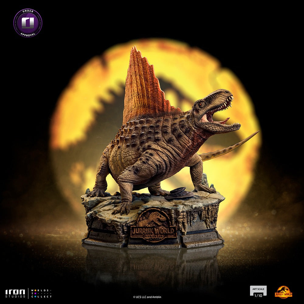 Estátua Dimetrodon - Jurassic World Dominion - Art scale 1/10 - Iron Studios