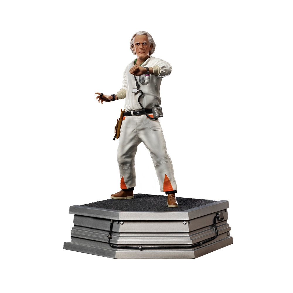 Estátua Doc Brown - Back to the Future - Art Scale 1/10 - Iron Studios