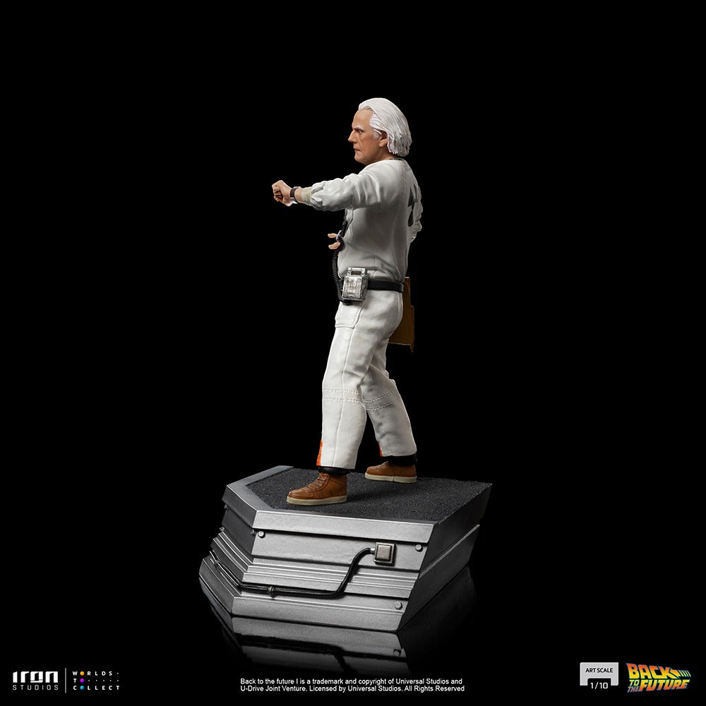 Estátua Doc Brown - Back to the Future - Art Scale 1/10 - Iron Studios