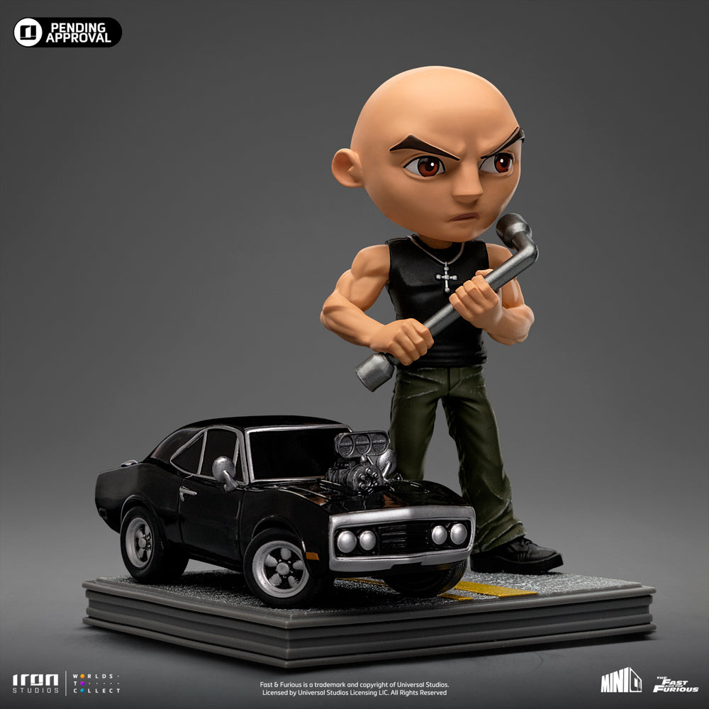 Estátua Dominic Toretto - Velozes e Furiosos - MiniCo - Iron Studios
