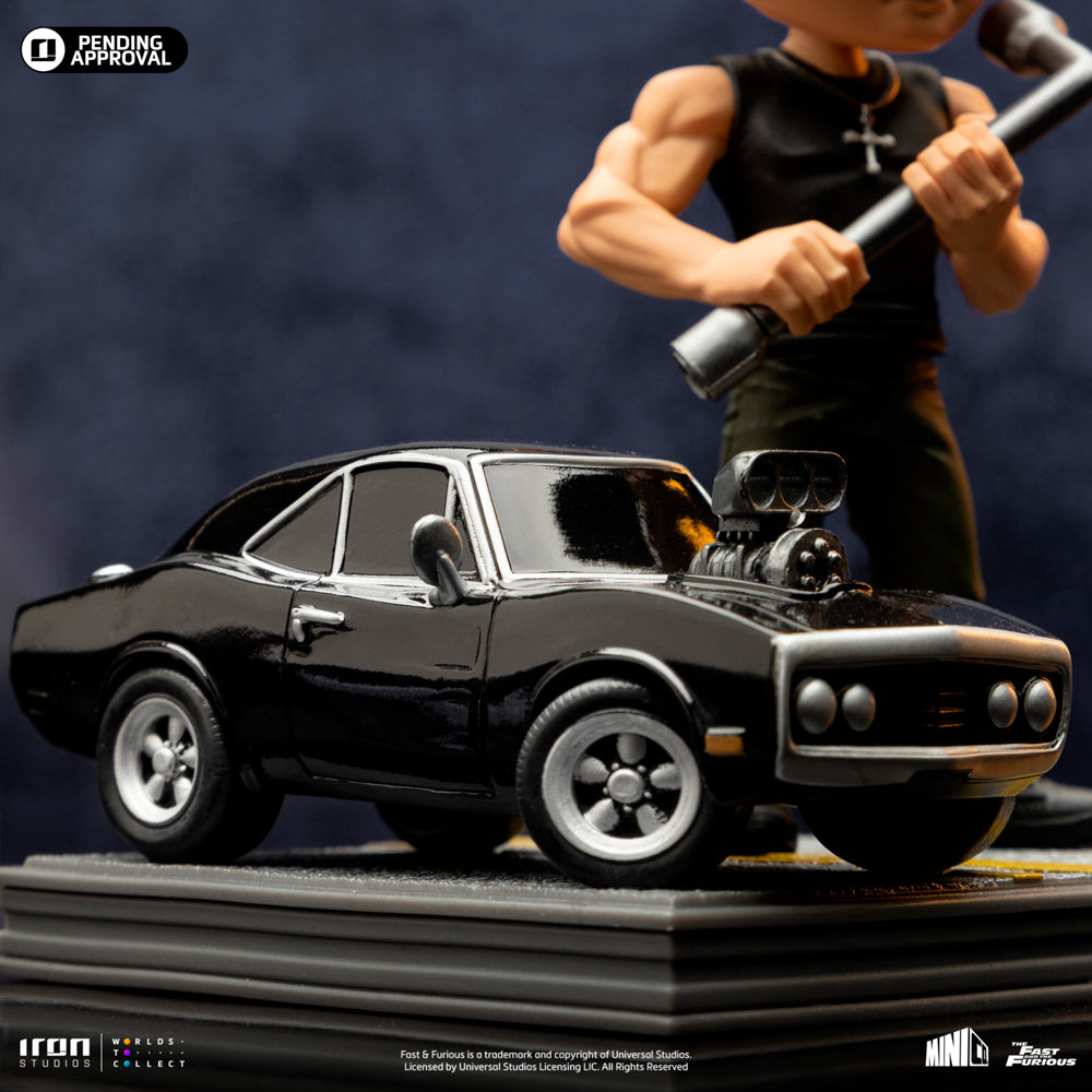 Estátua Dominic Toretto - Velozes e Furiosos - MiniCo - Iron Studios