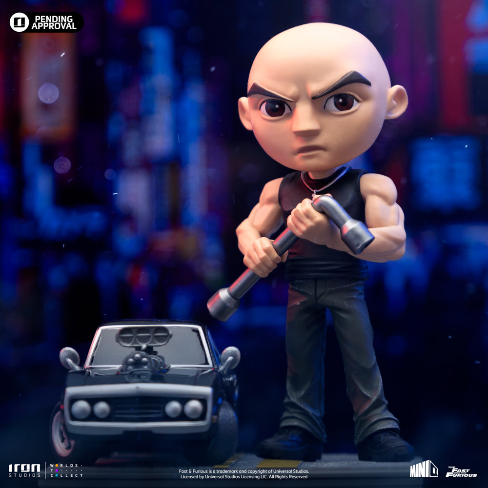 Estátua Dominic Toretto - Velozes e Furiosos - MiniCo - Iron Studios