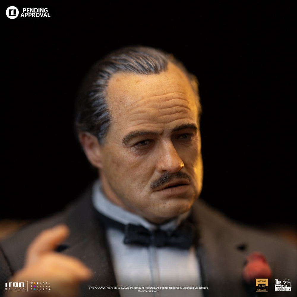 Estátua Don Vito Corleone Deluxe - O Poderoso Chefão - Art Scale 1/10 - Iron Studios