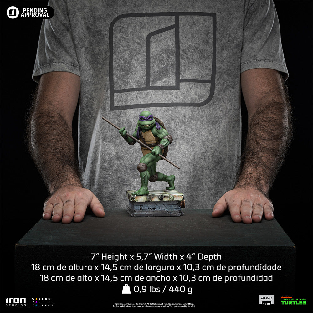 Estátua Donatello - As Tartarugas Ninja - Art Scale 1/10 - Iron Studios
