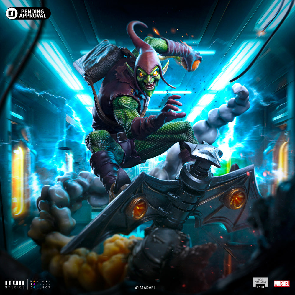 Estátua Duende Verde - Spider-man vs Villains Diorama - BDS Art Scale 1/10 - Iron Studios