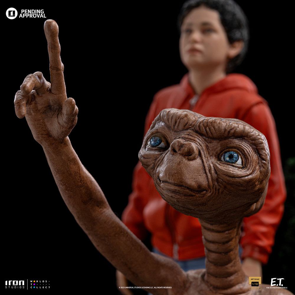 Estátua E.T. Elliot and Gertie Deluxe - E.T. The Extra-Terrestrial - Art Scale 1/10 - Iron Studios