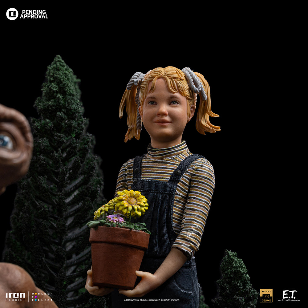 Estátua E.T. Elliot and Gertie Deluxe - E.T. The Extra-Terrestrial - Art Scale 1/10 - Iron Studios