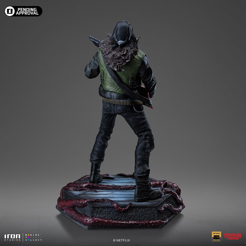 Estátua Eddie Munson - Strange Things - Art Scale 1/10 - Iron Studios