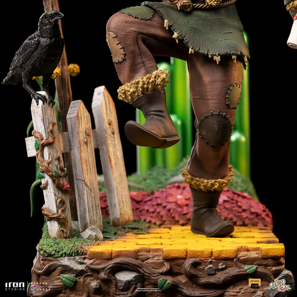 Estátua Espantalho Deluxe - Mágico de Oz - Art Scale 1/10 - Iron Studios
