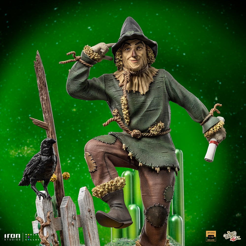 Estátua Espantalho Deluxe - Mágico de Oz - Art Scale 1/10 - Iron Studios