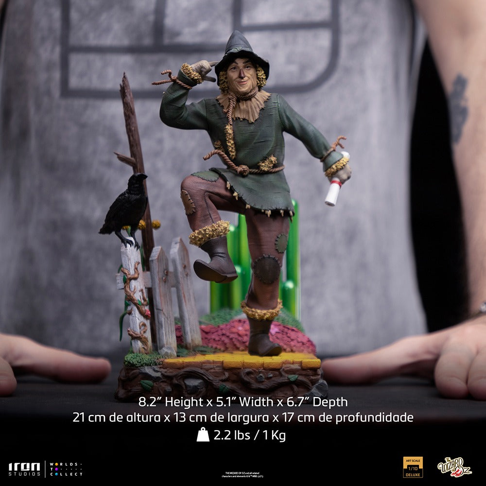 Estátua Espantalho Deluxe - Mágico de Oz - Art Scale 1/10 - Iron Studios