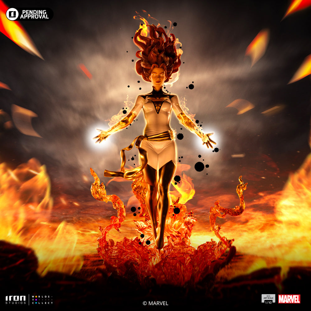 Estátua Fenix (White Version) - X-Men - Art Scale 1/10 - Iron Studios