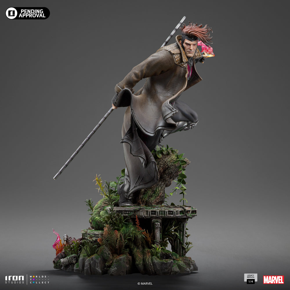 Estátua Gambit Comics - Marvel - Legacy Replica 1/4 - Iron Studios