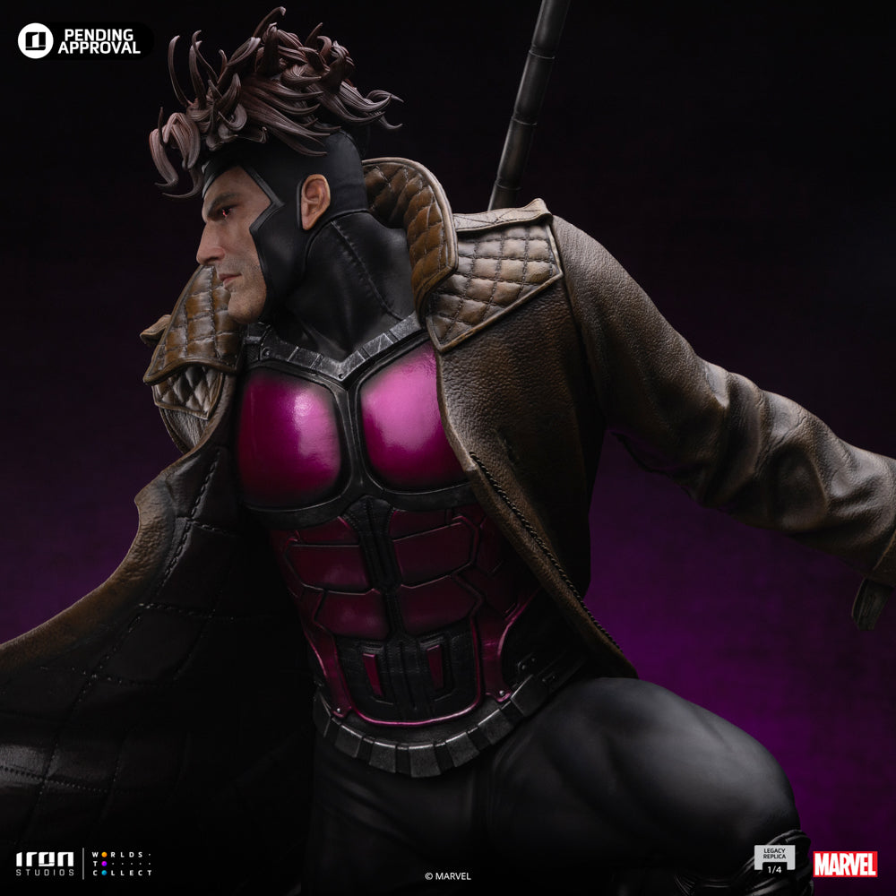 Estátua Gambit Comics - Marvel - Legacy Replica 1/4 - Iron Studios