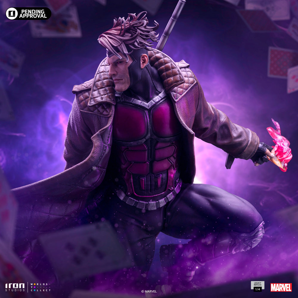 Estátua Gambit Comics - Marvel - Legacy Replica 1/4 - Iron Studios