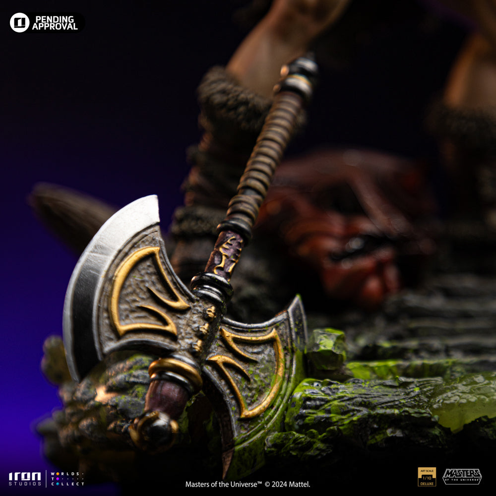 Estátua He-Man Unleashed - He-Man e os Mestres do Universo - Art Scale 1/10 - Iron Studios