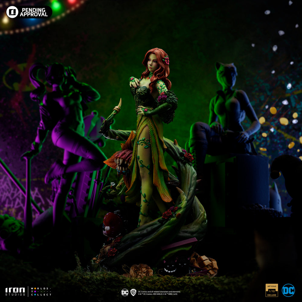 Estátua Hera Venenosa Deluxe Gotham Sirens - DC Comics - Art Scale 1/10 - Iron Studios