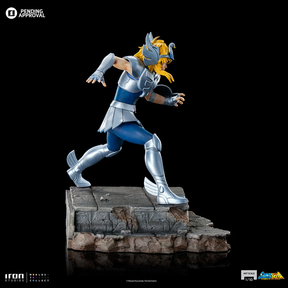 Estátua Hyoga de Cisne - Os Cavaleiros do Zodíaco - Art Scale 1/10 - Iron Studios