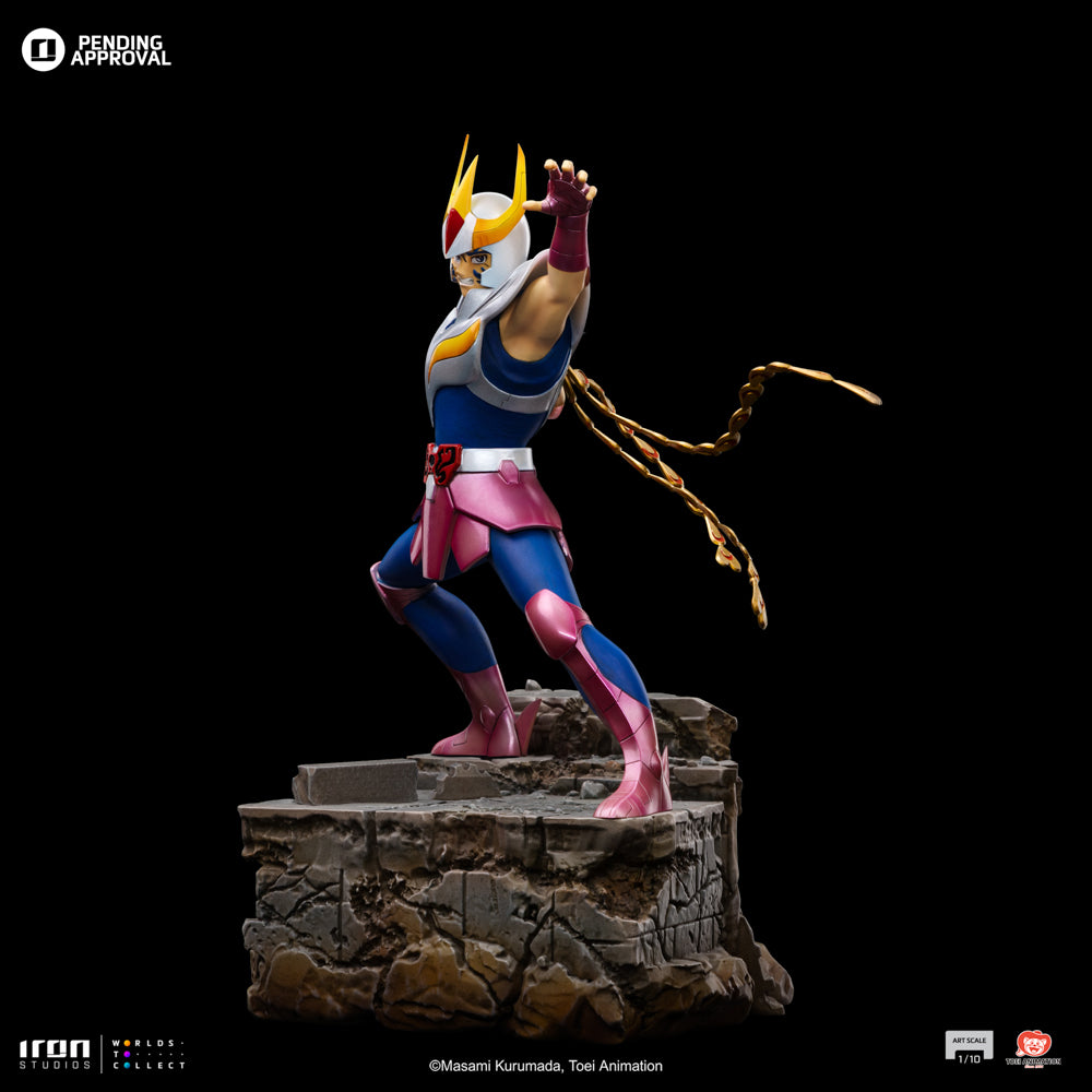 Estátua Ikki de Fenix - Os Cavaleiros do Zodíaco - Art Scale 1/10 - Iron Studios