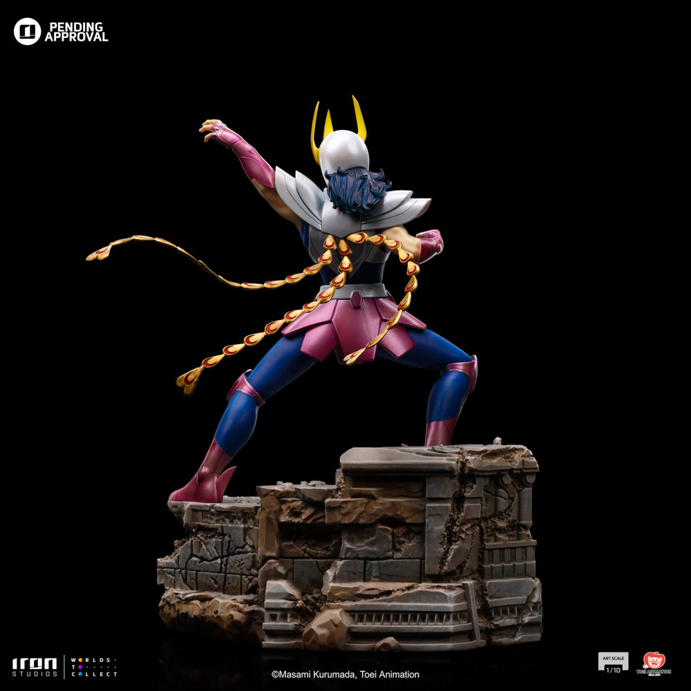 Estátua Ikki de Fenix - Os Cavaleiros do Zodíaco - Art Scale 1/10 - Iron Studios