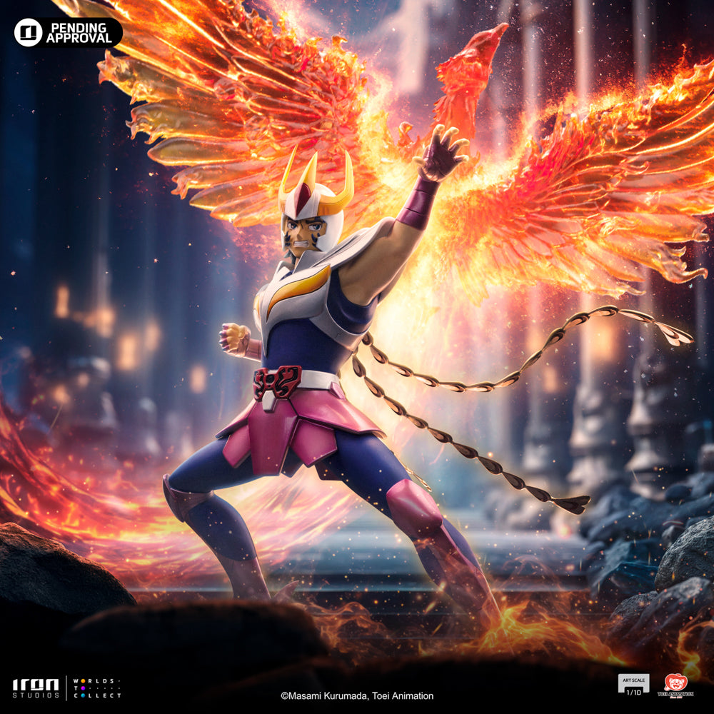 Estátua Ikki de Fenix - Os Cavaleiros do Zodíaco - Art Scale 1/10 - Iron Studios