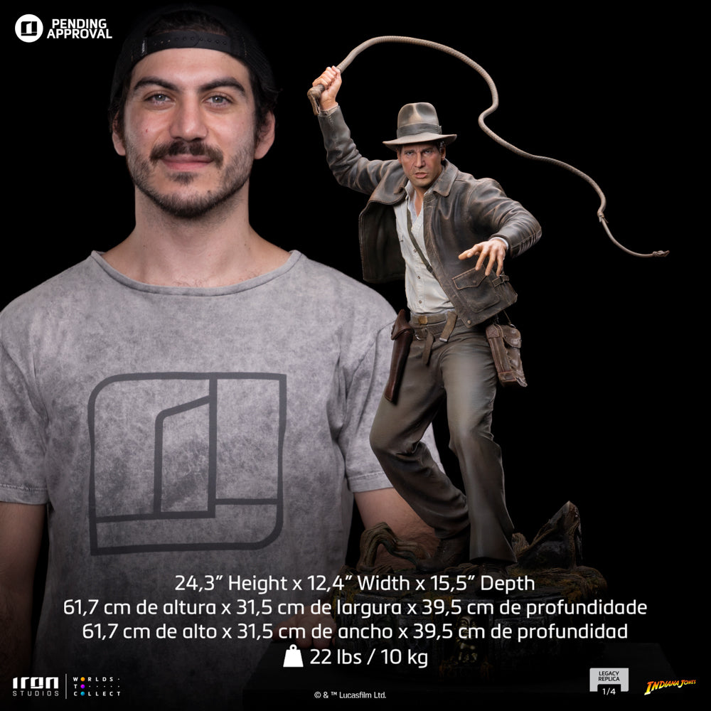 Estátua Indiana Jones - Indiana Jones - Legacy Replica 1/4 - Iron Studios
