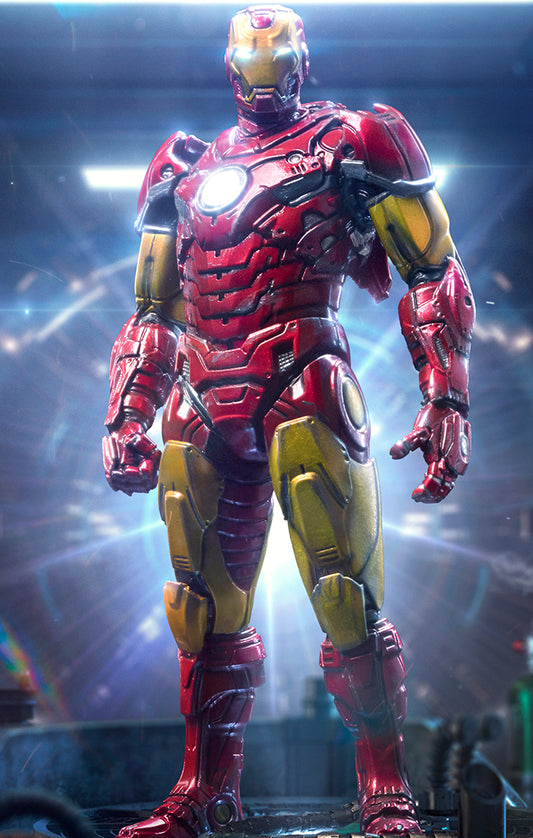 Estátua Iron Man Unleashed Deluxe - Marvel Comics - Art Scale 1/10 - Iron Studios