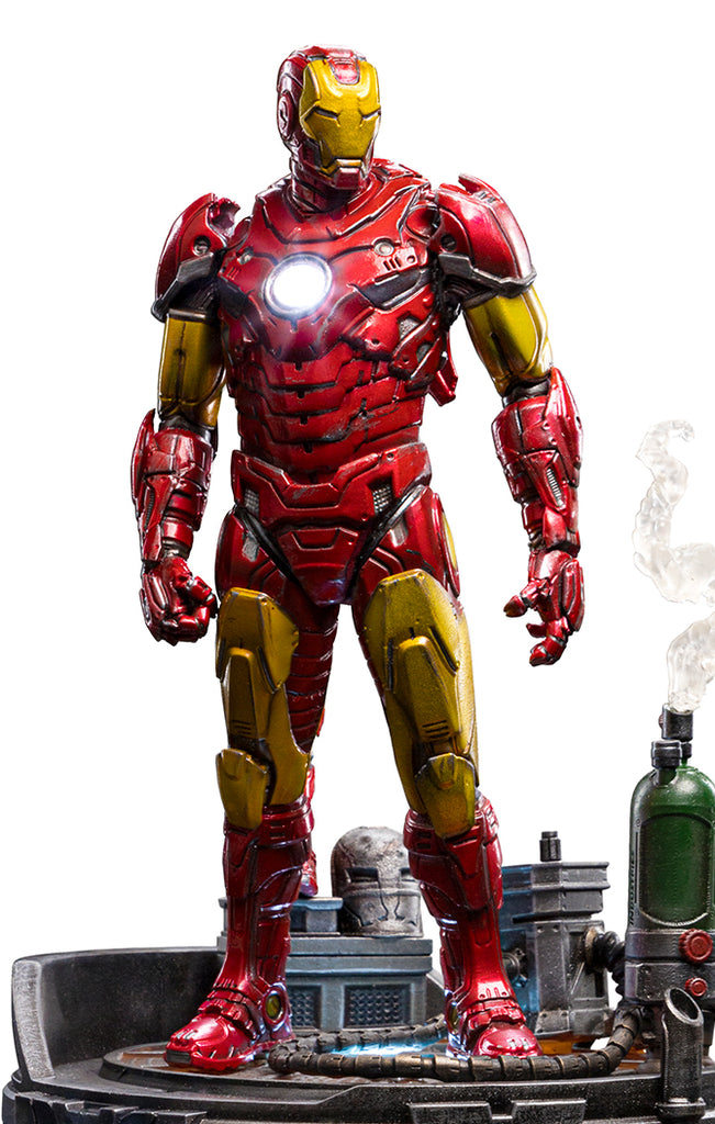 Estátua Iron Man Unleashed Deluxe - Marvel Comics - Art Scale 1/10 - Iron Studios