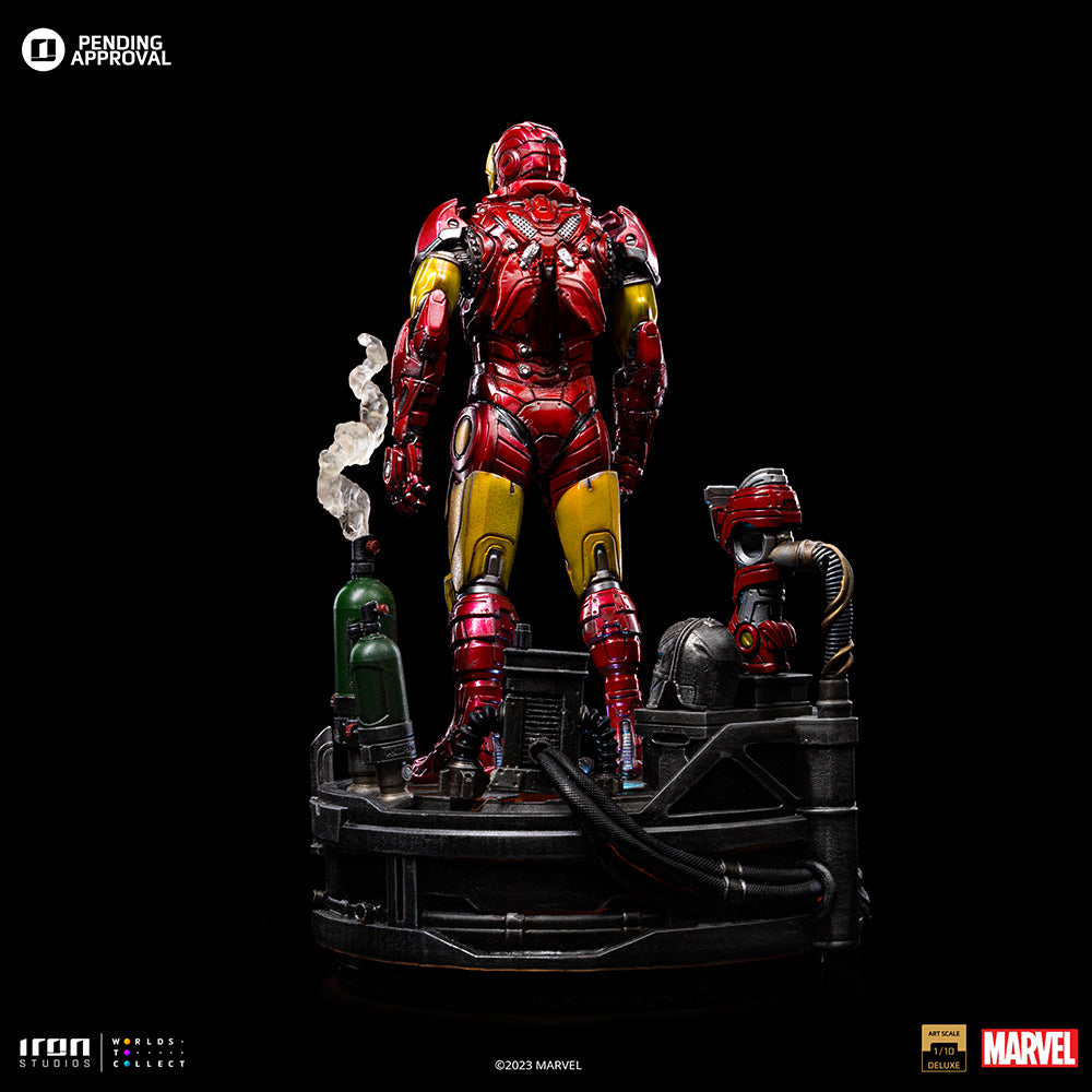 Estátua Iron Man Unleashed Deluxe - Marvel Comics - Art Scale 1/10 - Iron Studios