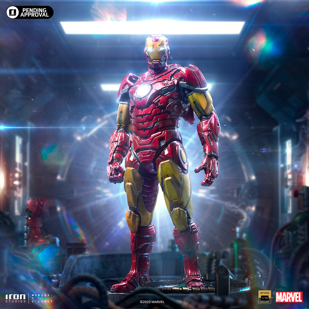 Estátua Iron Man Unleashed Deluxe - Marvel Comics - Art Scale 1/10 - Iron Studios