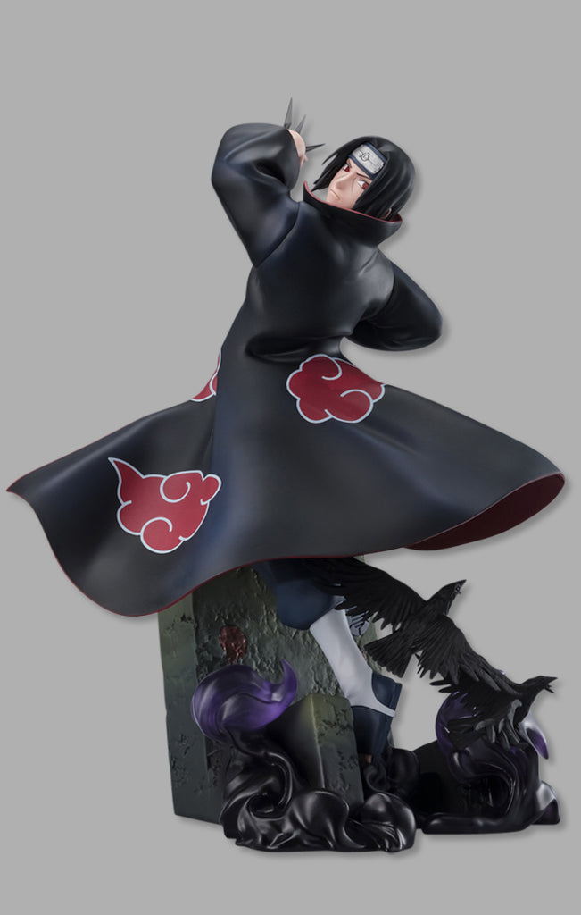 Estátua Itachi Uchiha The Light and Dark of The Mangekyo Sharingan - Naruto Shippuden - Figuarts Zero - Bandai