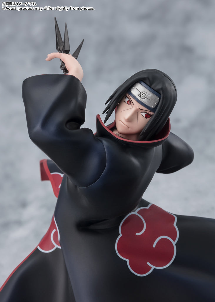 Estátua Itachi Uchiha The Light and Dark of The Mangekyo Sharingan - Naruto Shippuden - Figuarts Zero - Bandai