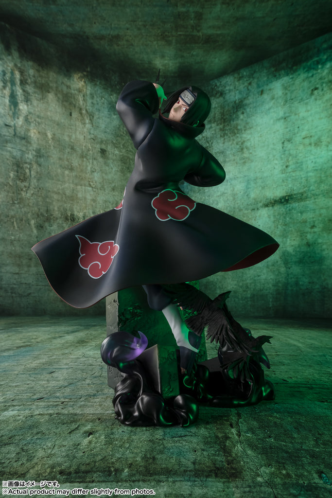 Estátua Itachi Uchiha The Light and Dark of The Mangekyo Sharingan - Naruto Shippuden - Figuarts Zero - Bandai