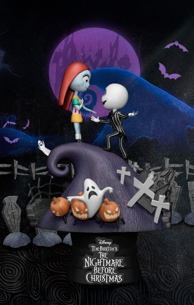 Estátua Jack & Sally - The Nightmare Before Christmas - D Stage - Beast Kingdom
