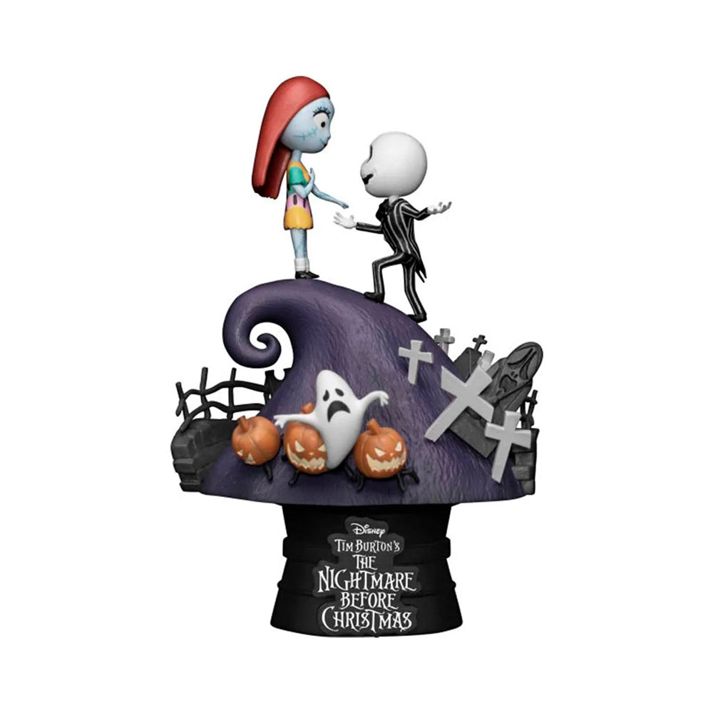 Estátua Jack & Sally - The Nightmare Before Christmas - D Stage - Beast Kingdom