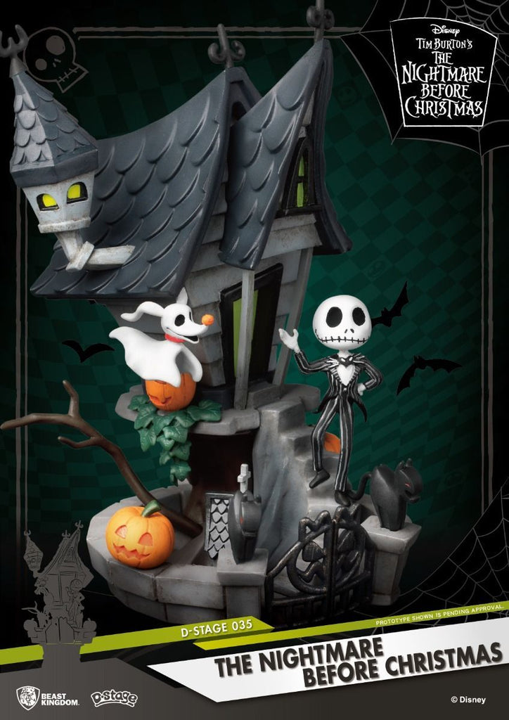 Estátua Jack Skellington - O Estranho Mundo de Jack - D-Stage - Beast Kingom