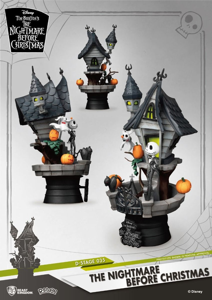 Estátua Jack Skellington - O Estranho Mundo de Jack - D-Stage - Beast Kingom