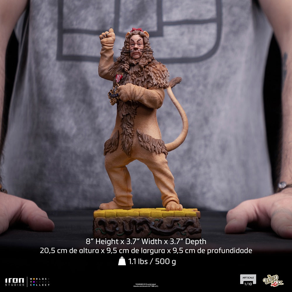 Estátua Leão Covarde - Mágico de Oz - Art Scale 1/10 - Iron Studios