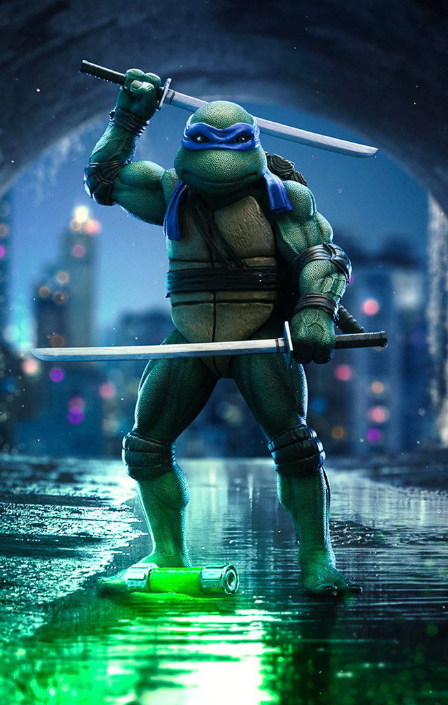 Estátua Leonardo - As Tartarugas Ninja - Art Scale 1/10 - Iron Studios