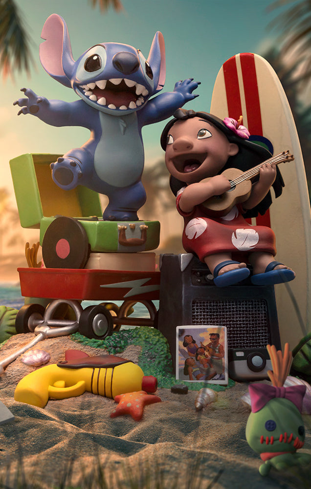 Estátua Lilo & Stitch Deluxe - Disney Classics - Art Scale 1/10 - Iron Studios