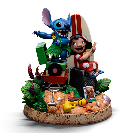 Estátua Lilo & Stitch Deluxe - Disney Classics - Art Scale 1/10 - Iron Studios