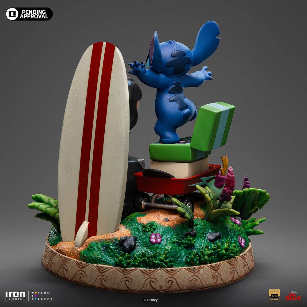 Estátua Lilo & Stitch Deluxe - Disney Classics - Art Scale 1/10 - Iron Studios