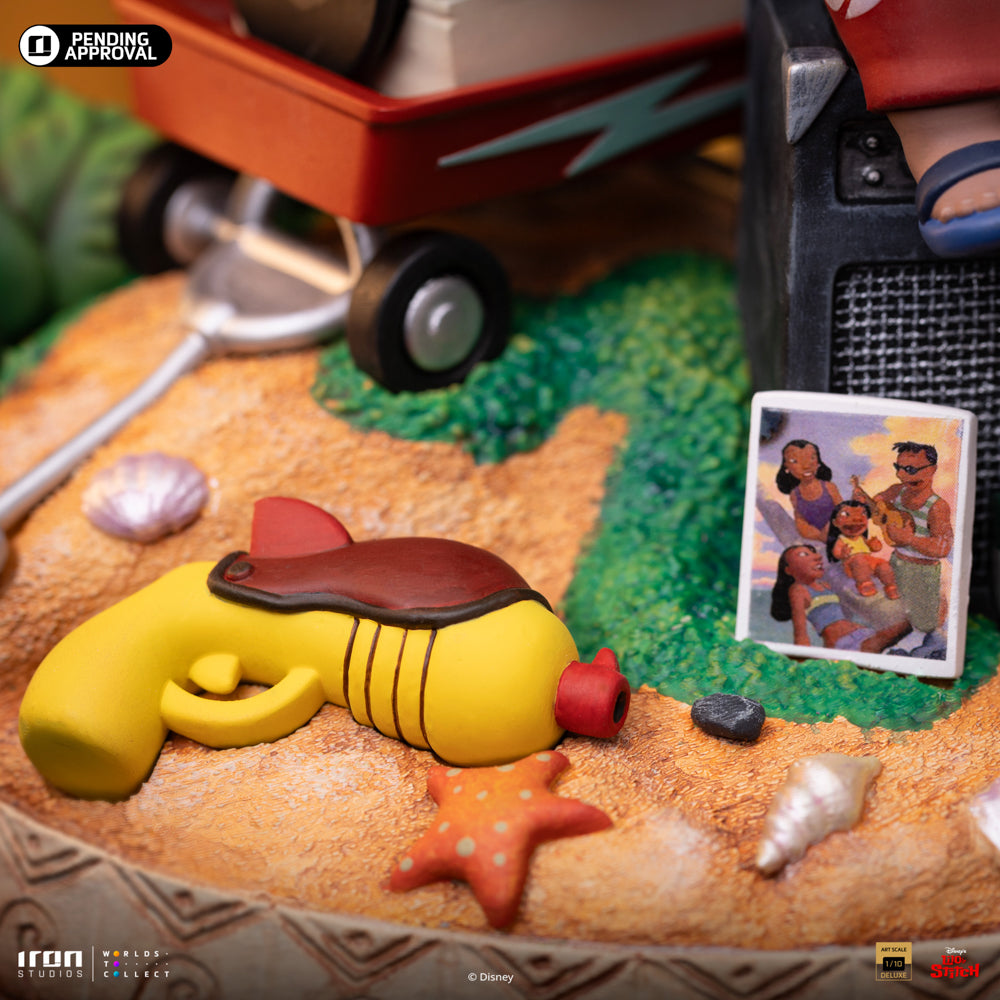 Estátua Lilo & Stitch Deluxe - Disney Classics - Art Scale 1/10 - Iron Studios
