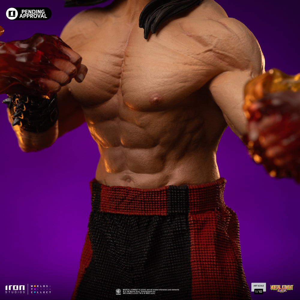 Estátua Liu Kang - Mortal Kombat - Art Scale 1/10 - Iron Studios
