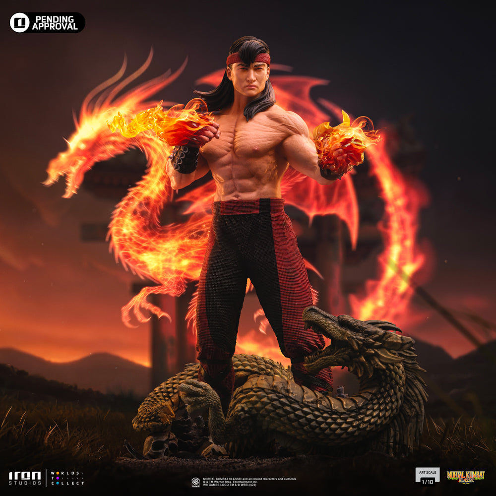 Estátua Liu Kang - Mortal Kombat - Art Scale 1/10 - Iron Studios