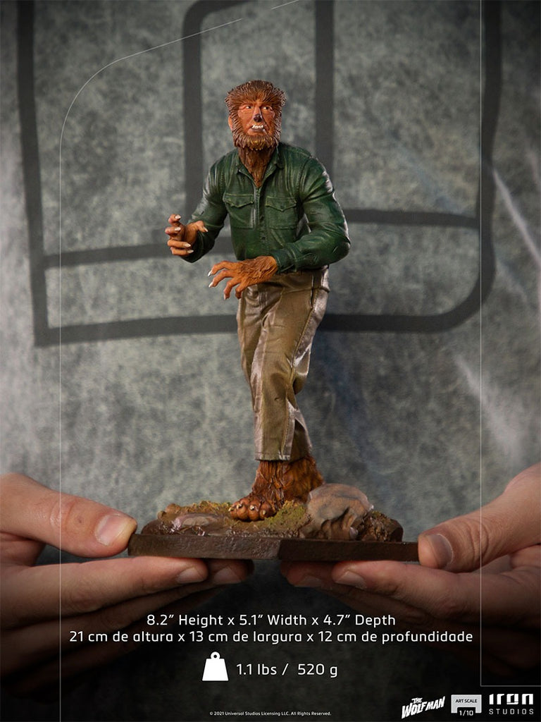Estátua Lobisomem - O Lobisomem - Art Scale 1/10 - Iron Studios