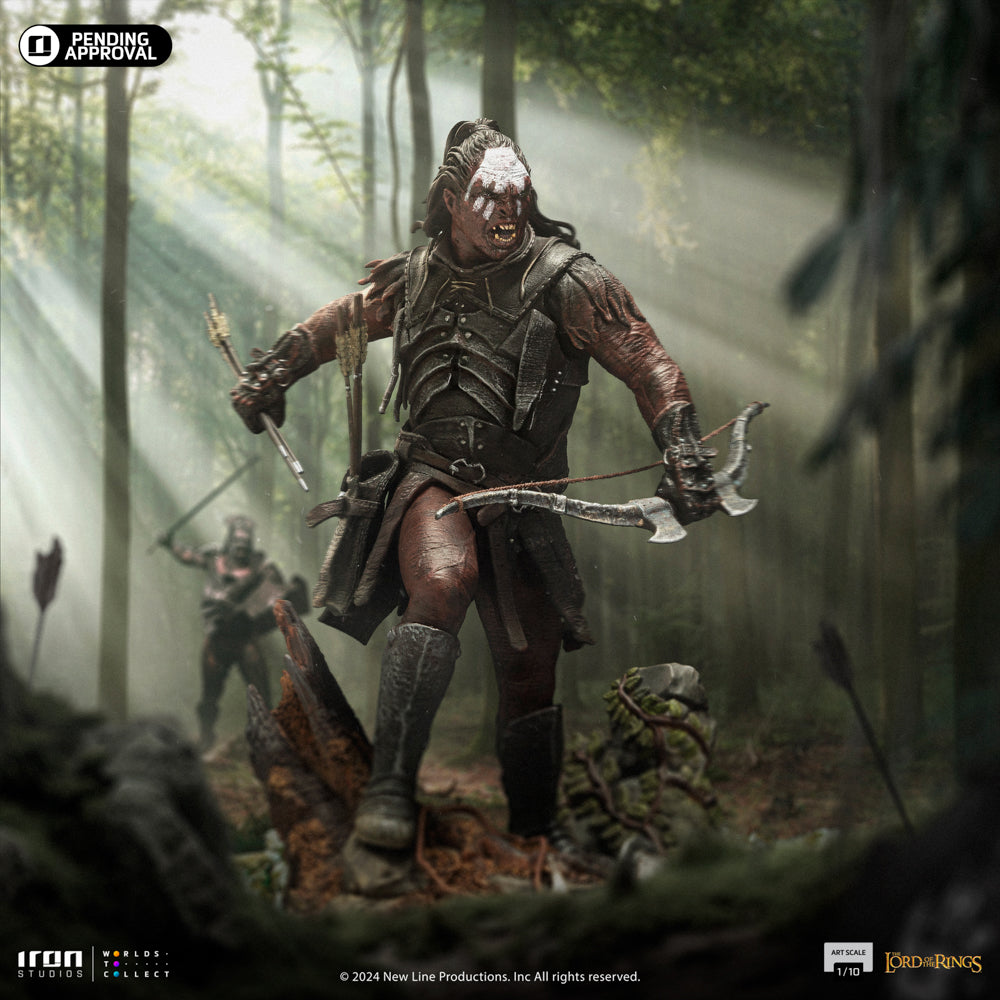Estátua Lurtz Uruk-Hai Leader - O Senhor dos Anéis - Art Scale 1/10 - Iron Studios