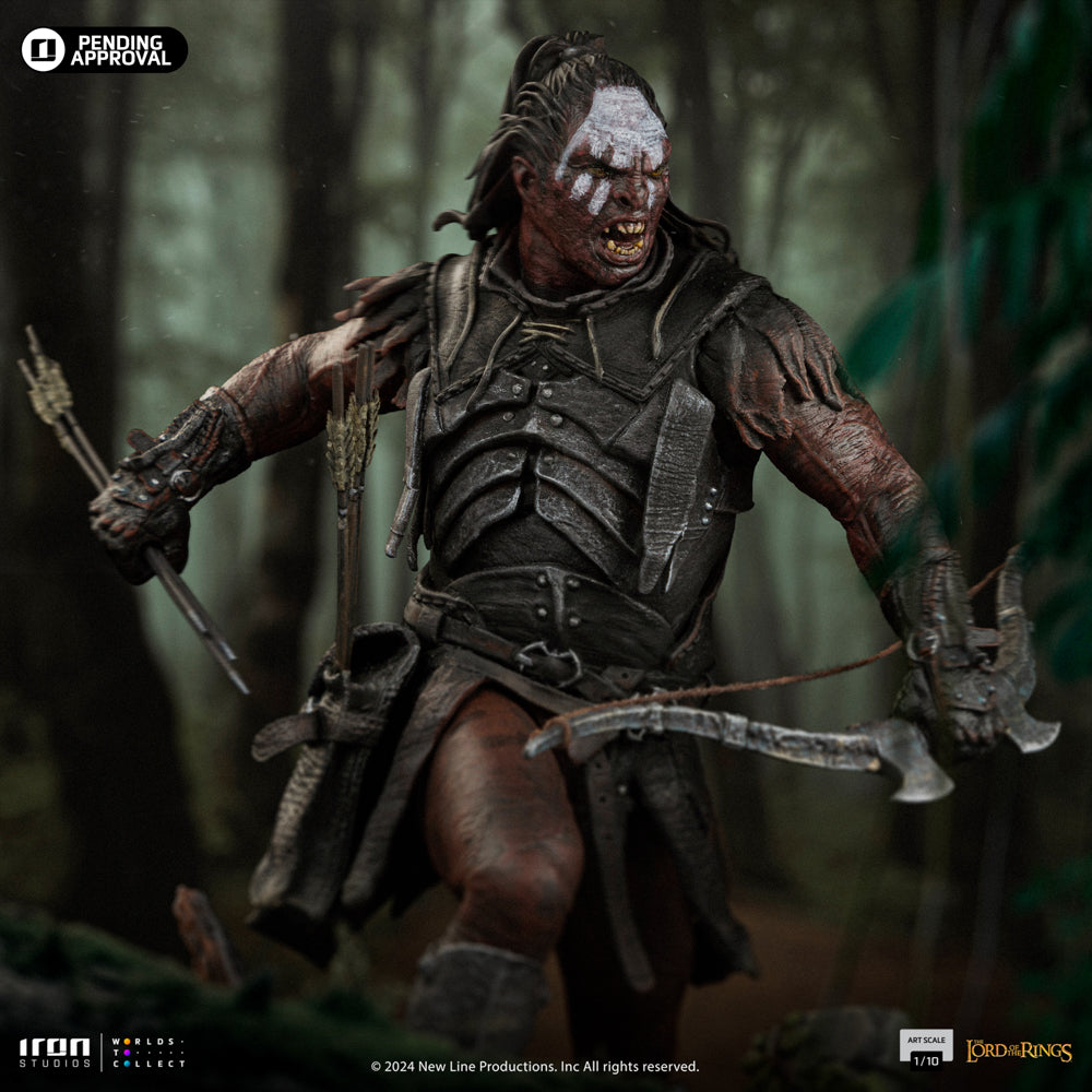 Estátua Lurtz Uruk-Hai Leader - O Senhor dos Anéis - Art Scale 1/10 - Iron Studios