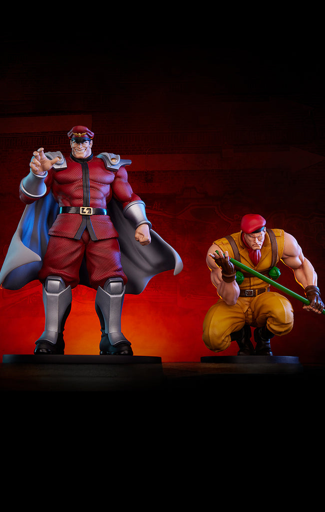 Estátua M. Bison and Rolento - Street Fighter - 1/10 Scale Collectible Set - PCS