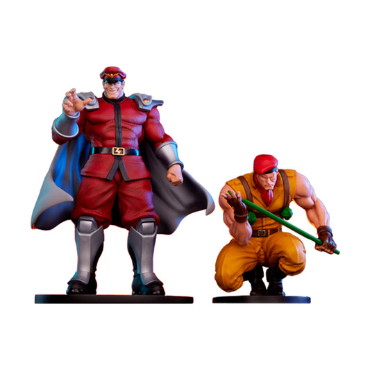 Estátua M. Bison and Rolento - Street Fighter - 1/10 Scale Collectible Set - PCS